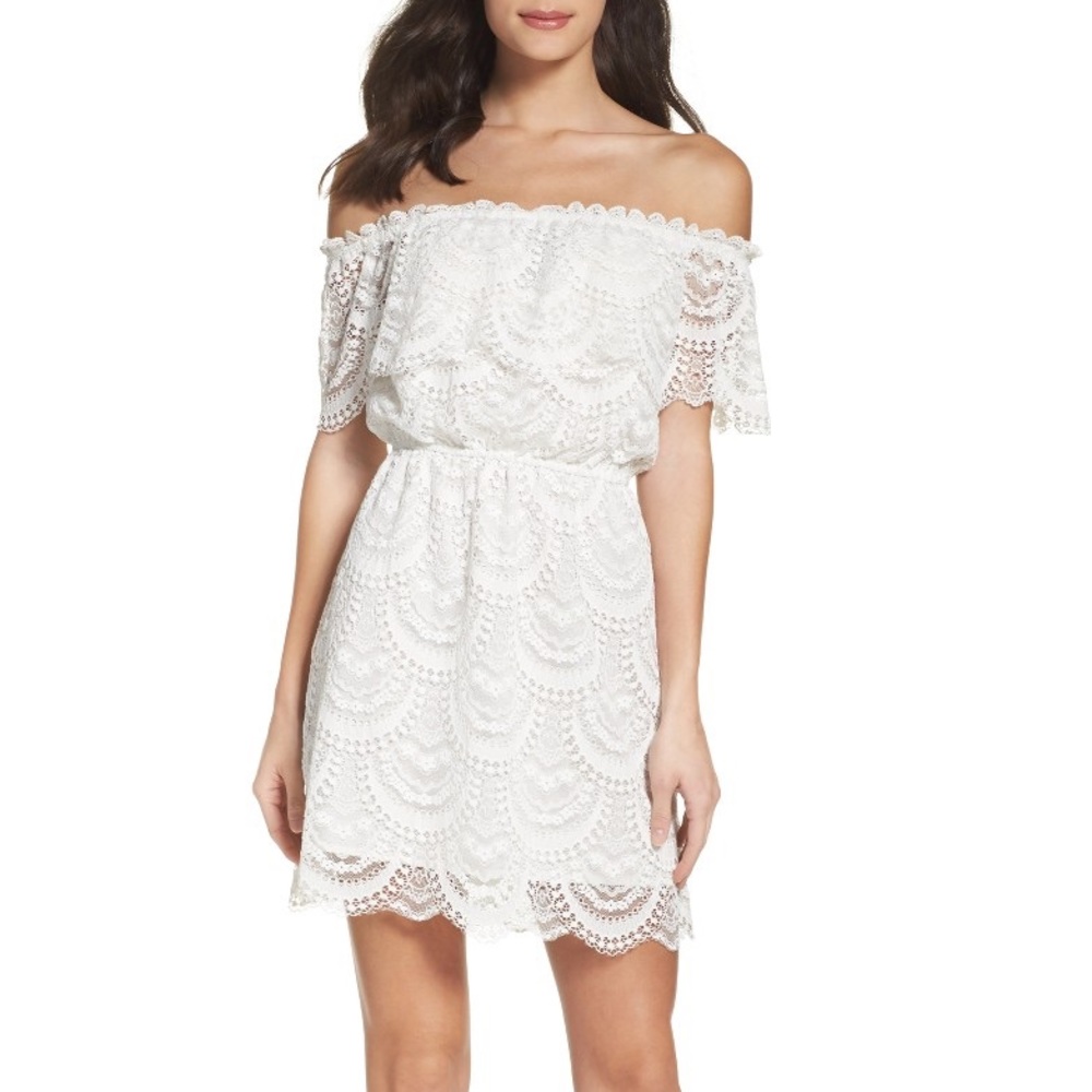 BB Dakota Lace Off the shoulder dress